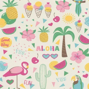 Empapelado vinílico Club Botanique