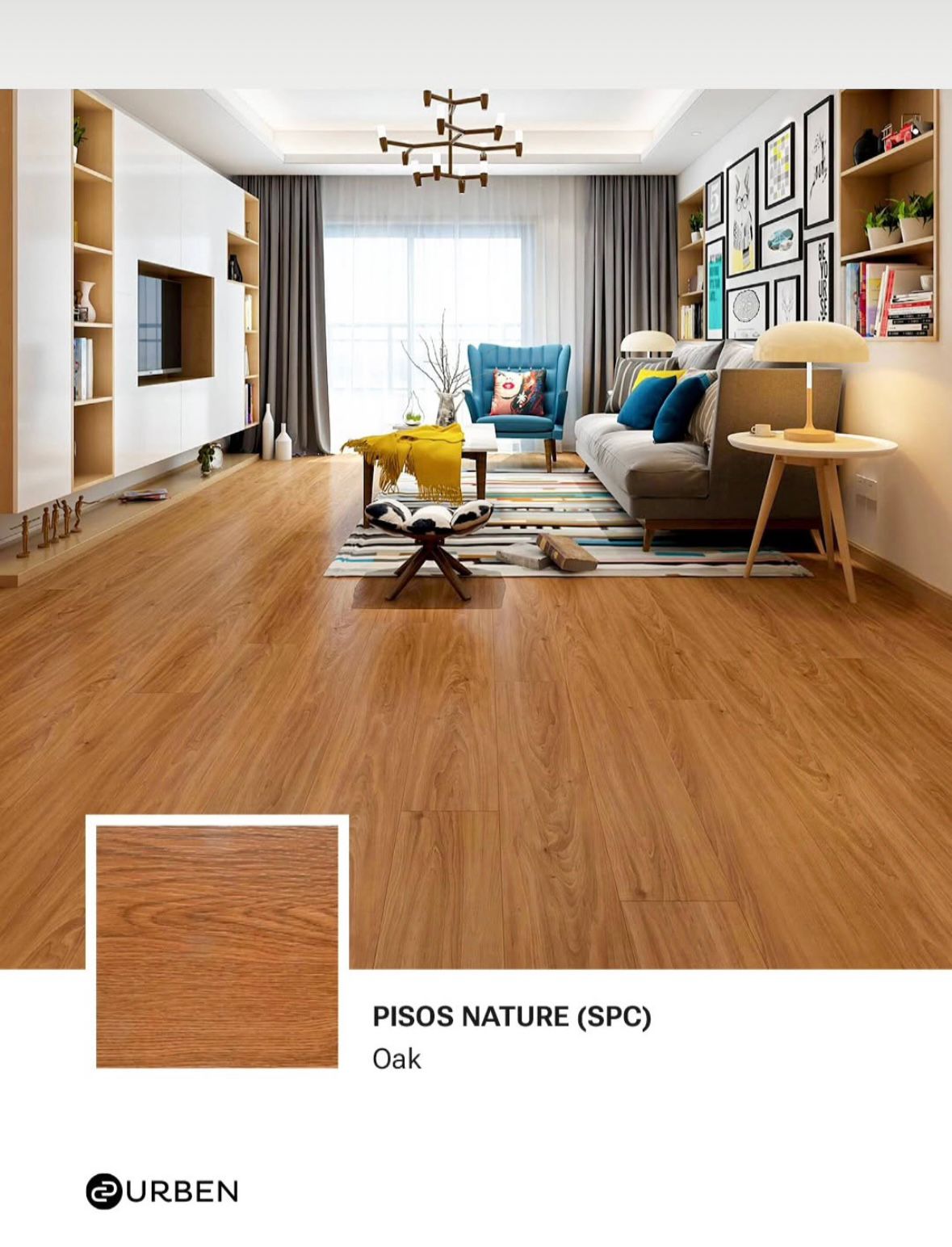 Pisos SPC Nature 3.5mm + 1mm de IXPE 0.30 capa de uso - Image 6