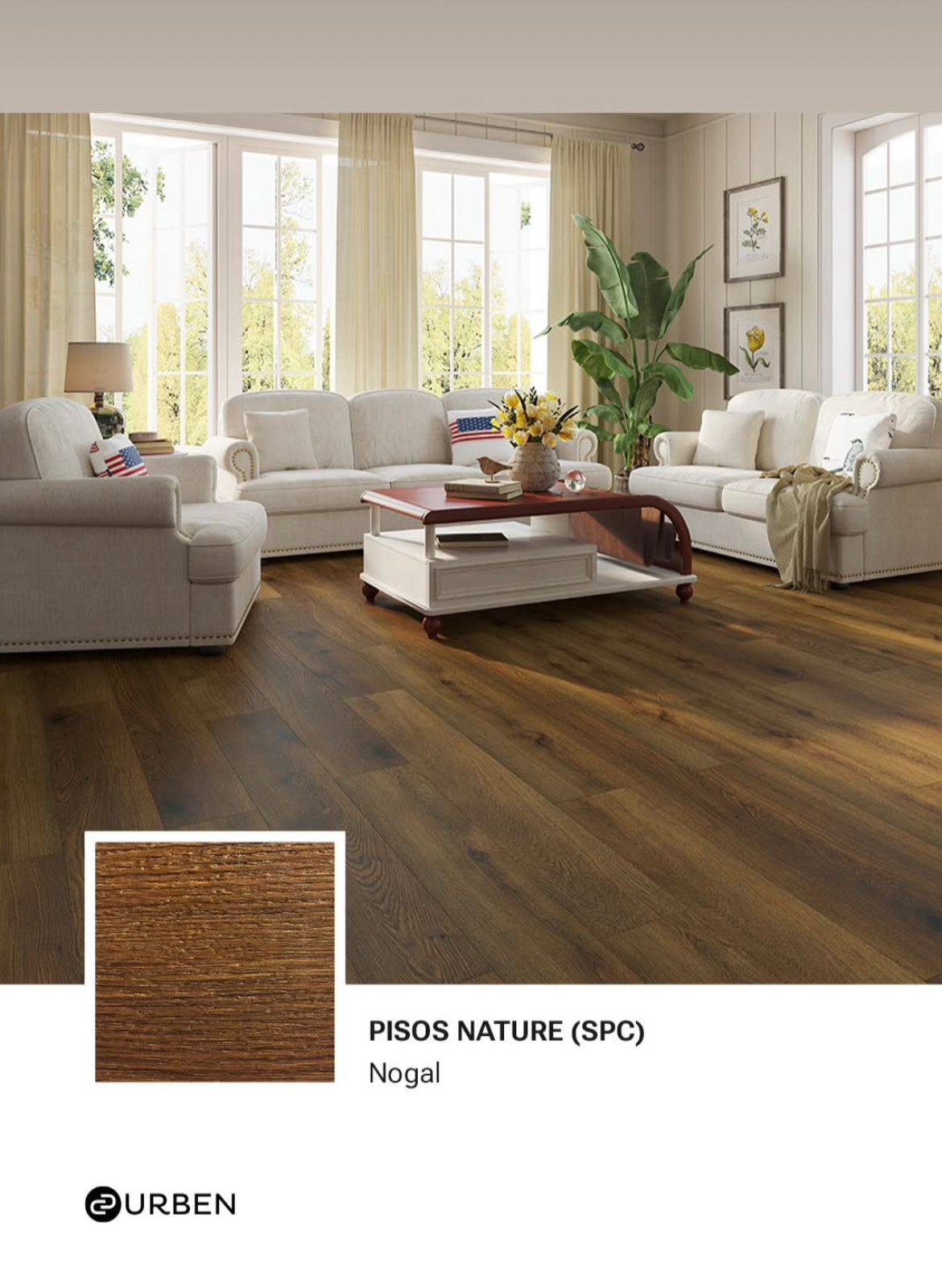 Pisos SPC Nature 3.5mm + 1mm de IXPE 0.30 capa de uso - Image 7