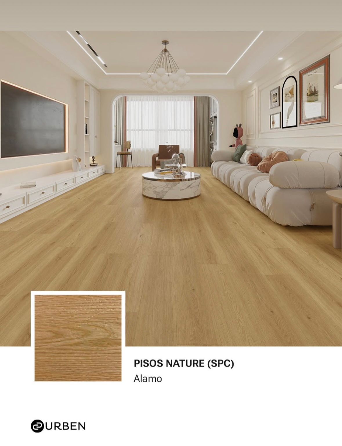 Pisos SPC Nature 3.5mm + 1mm de IXPE 0.30 capa de uso - Image 9