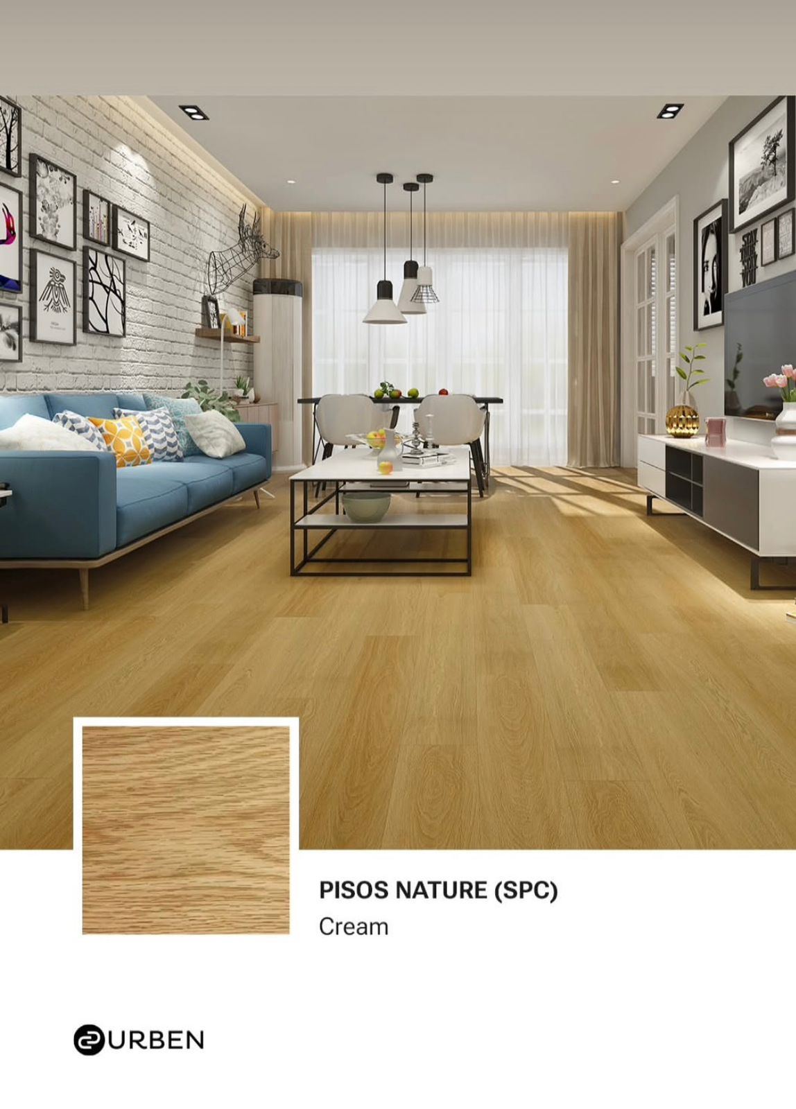 Pisos SPC Nature 3.5mm + 1mm de IXPE 0.30 capa de uso - Image 11